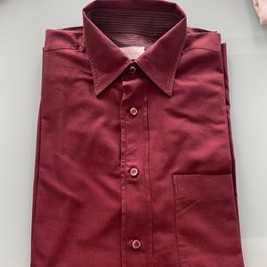 Brioni men dress shirt size L-neck 17